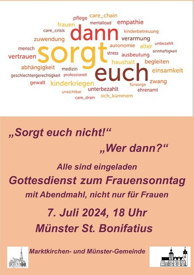 Plakat zum Frauensonntag
